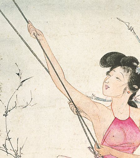 香河-胡也佛的仕女画和最知名的金瓶梅秘戏图